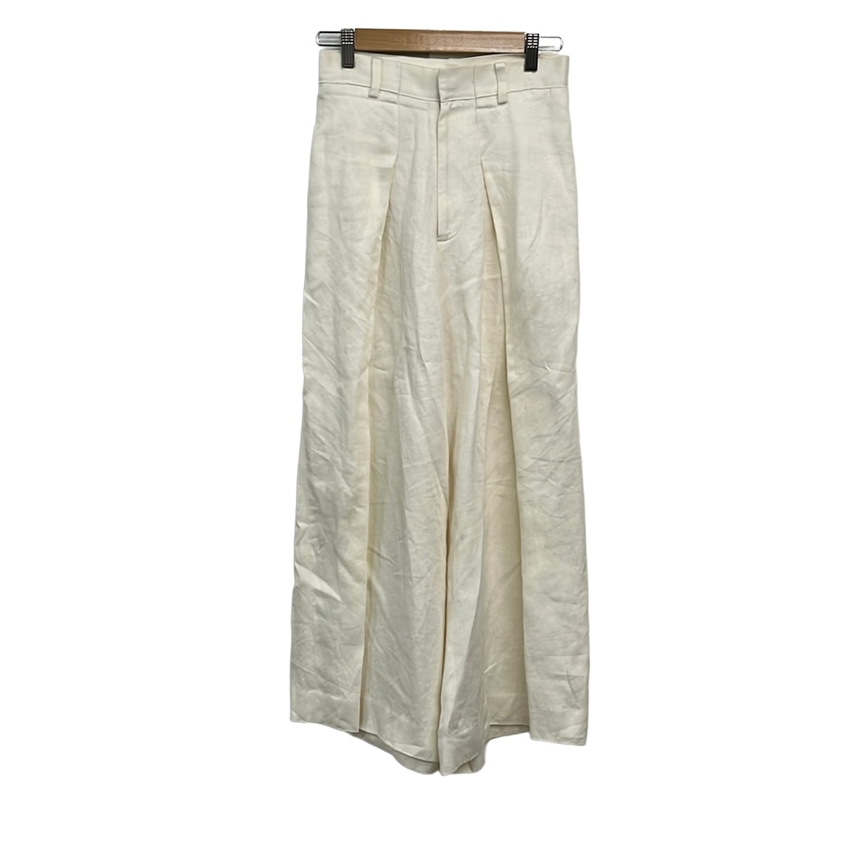 【新着】【中古】ATON(エイトン) パンツ 白
