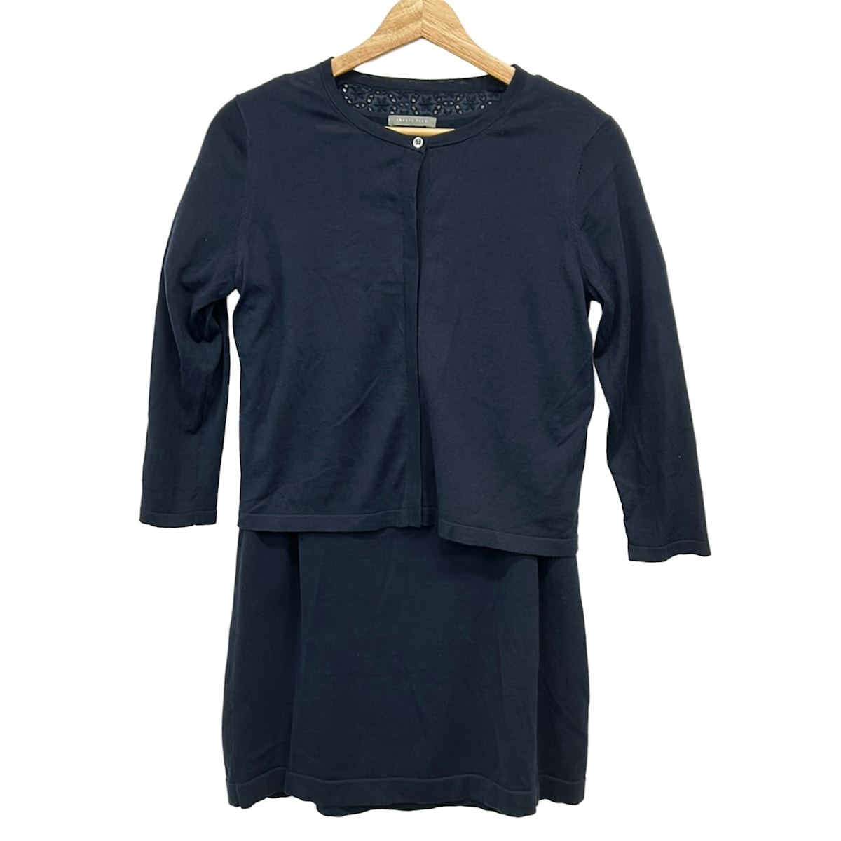 【新着】【中古】theory luxe(セオリーリュクス) 衣装セットアップ 編み物/花柄/刺しゅう 米国海軍