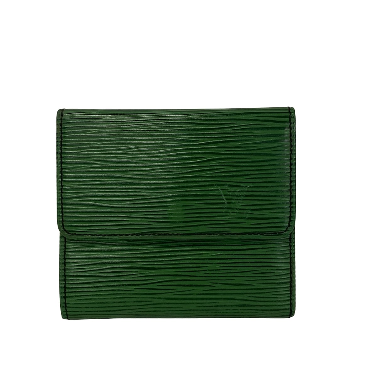 【新着】【中古】LOUIS VUITTON(ルイヴィトン) ポルトモネビエカルトクレディ Wホック財布 マルティエ刻印 ボルネオグリーン レザー