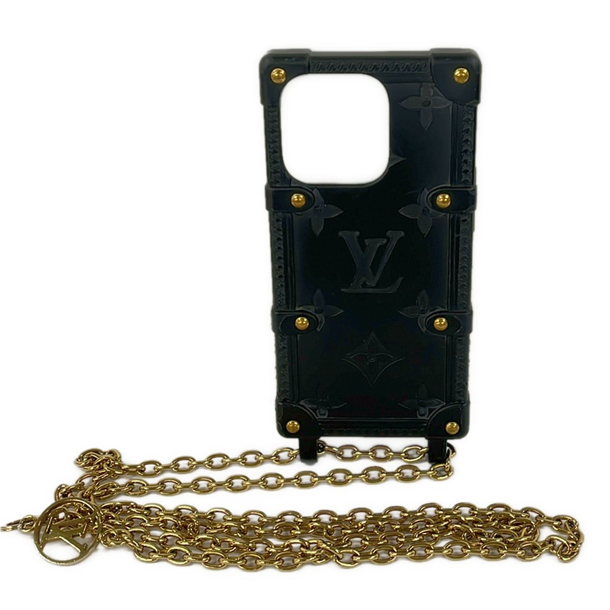 【中古】LOUIS VUITTON(ルイヴィトン) リトランクIPHONE14PRO 持ちはこび電話を掛ける容れもの iPhone容れもの ノワール