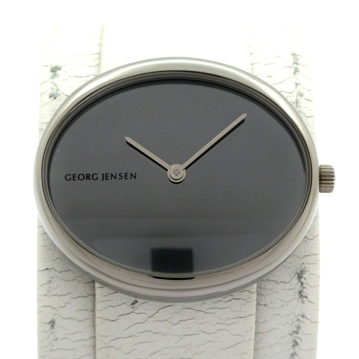 【中古】GEORG JENSEN(ジョージジェンセン) ウオッチ ヴィヴィアンナ 黒