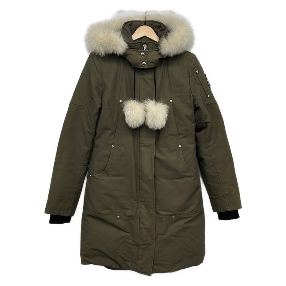 【中古】MOOSE KNUCKLES(ムースナックルズ) 厚地の外套 長袖/中綿/秋/冬 カーキ