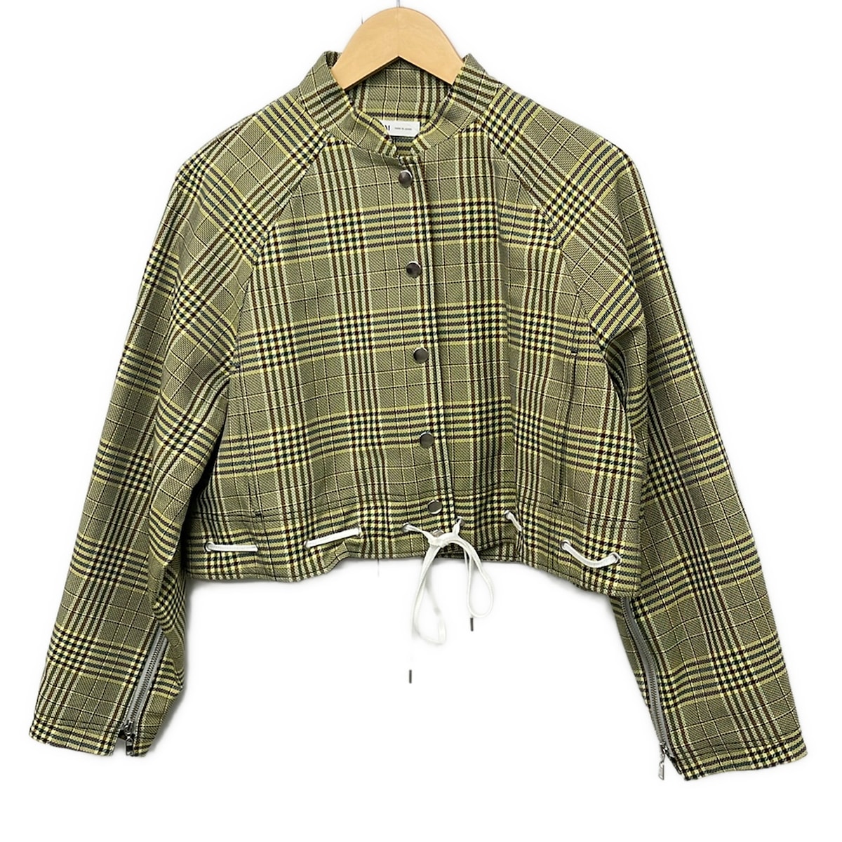 【中古】ADEAM(アディアム) 上衣 長袖/春/秋 ベージュ×黄色×マルチ