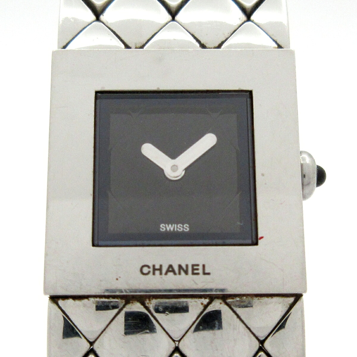 【新着】【中古】CHANEL(シャネル) マトラッセ 腕時計 黒