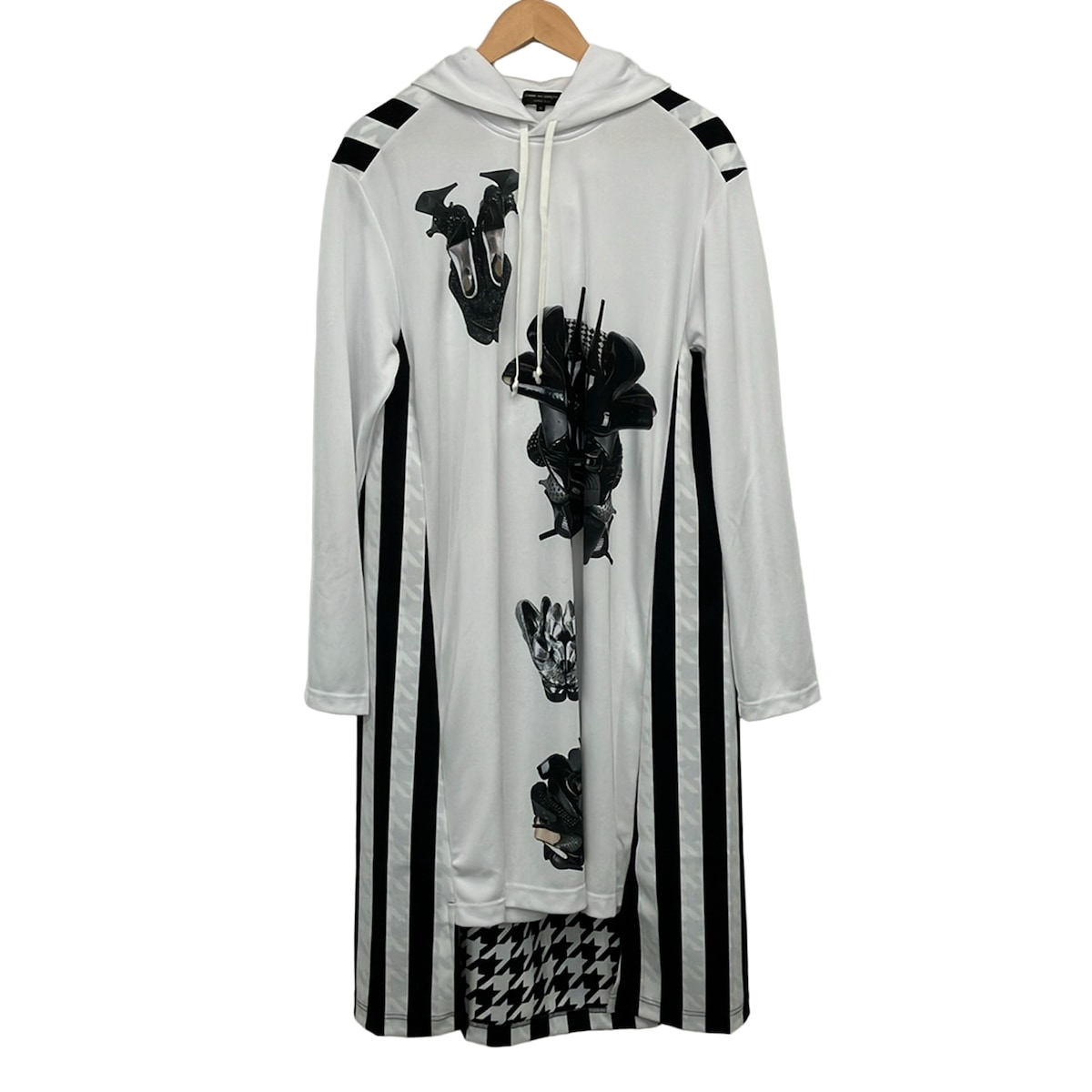 【中古】COMMEdesGARCONS HOMME PLUS(コムデギャルソンオムプリュス) 衣装 長袖/ロング/靴 白×黒×マルチ