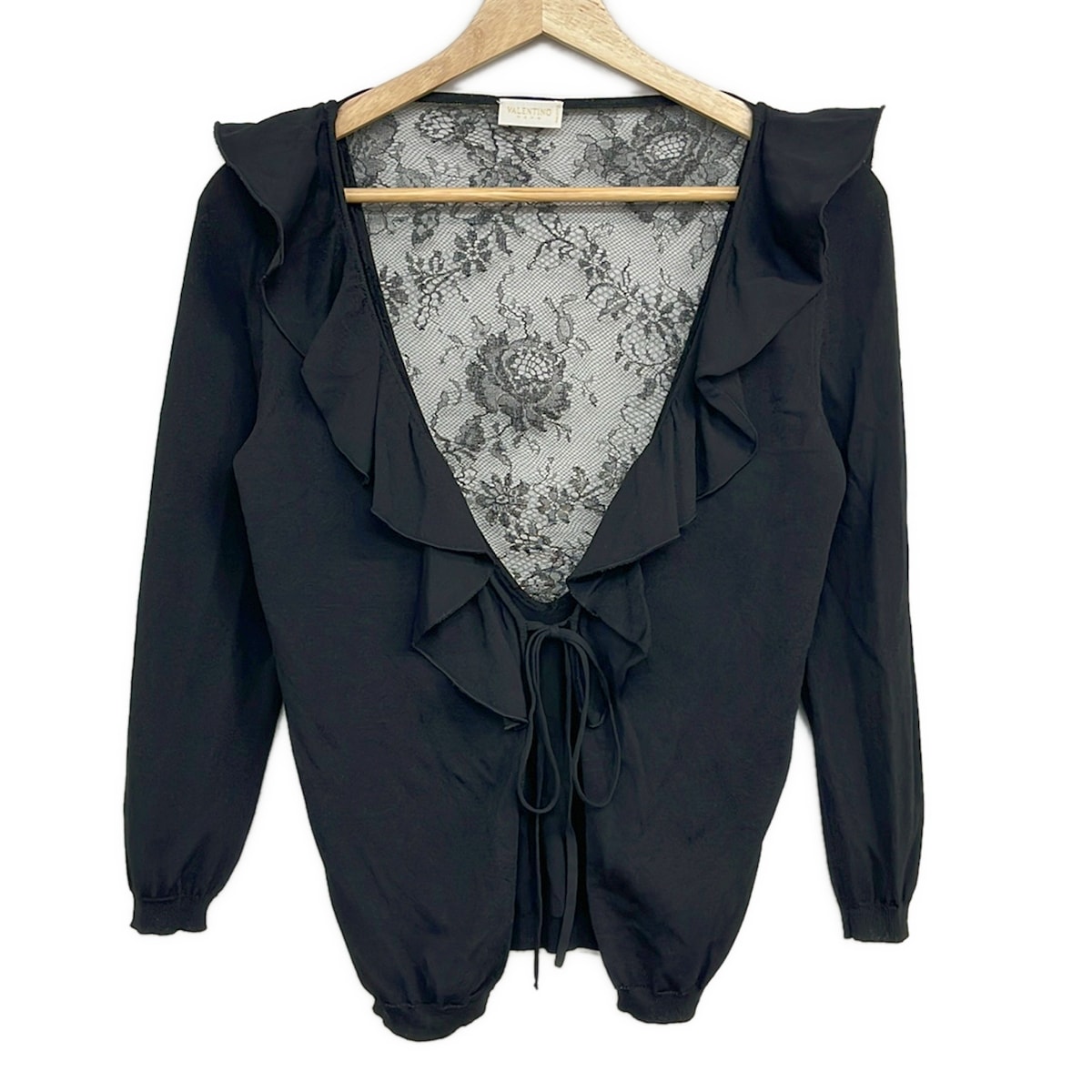 【中古】VALENTINO ROMA(バレンチノローマ) ジレー 長袖/スピード競技 黒