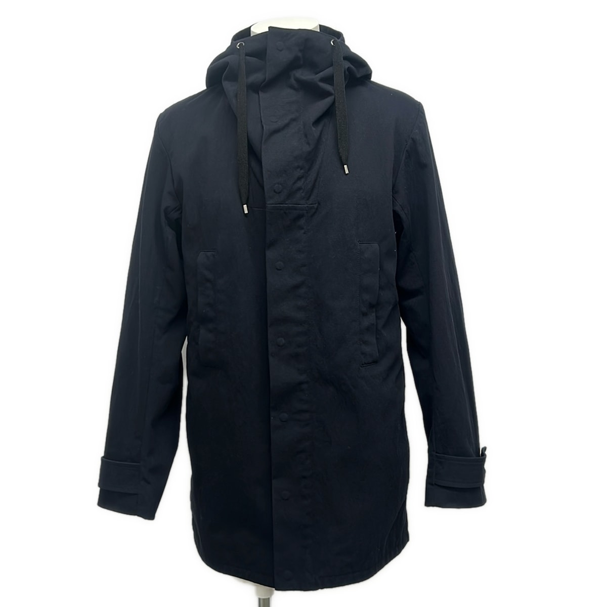 【中古】Dior HOMME(ディオールオム) 厚地の外套 長袖/春/秋 ダークネイビー