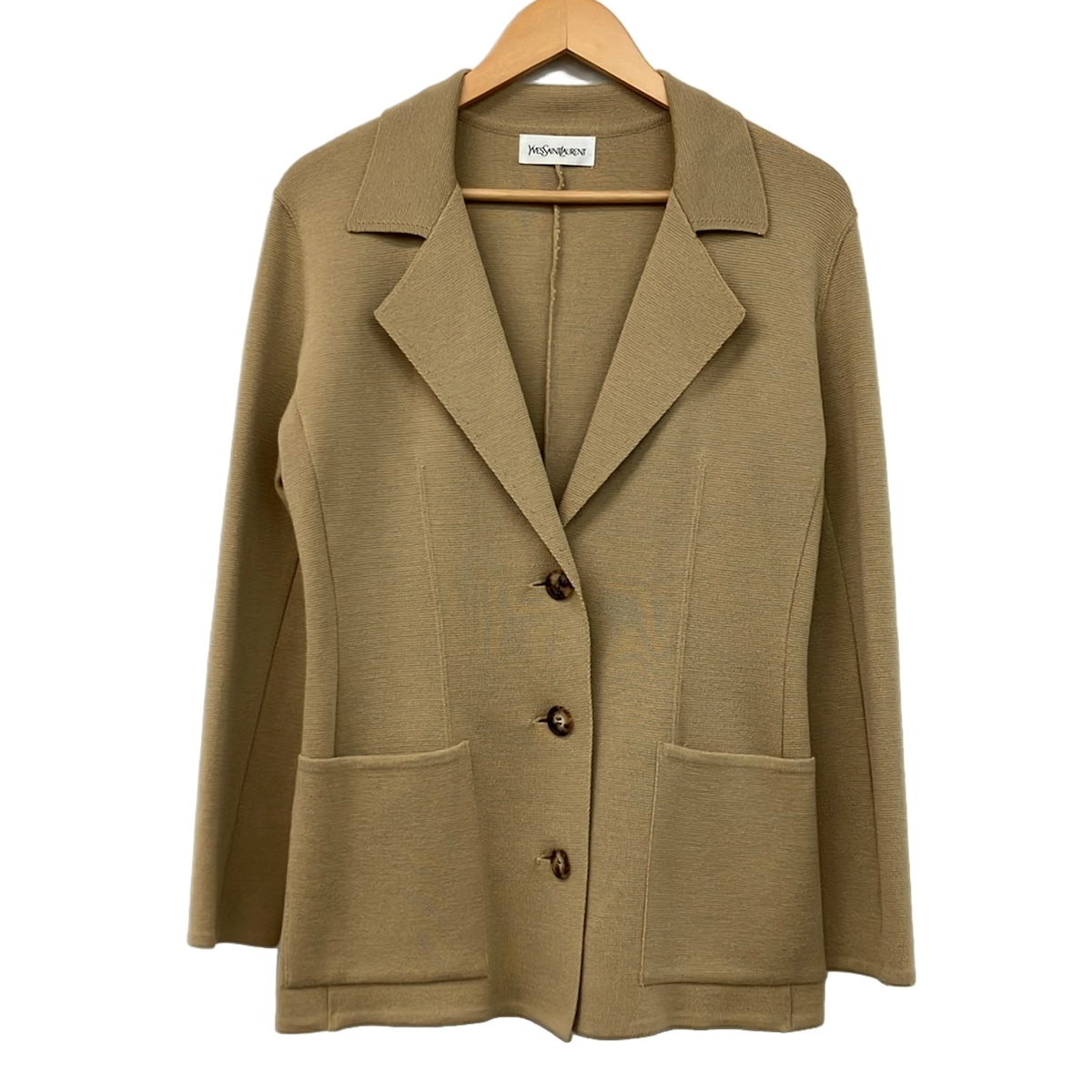 【新着】【中古】YvesSaintLaurent(イヴサンローラン) 上衣 長袖/編み物/春/秋 点火装置赤銅色