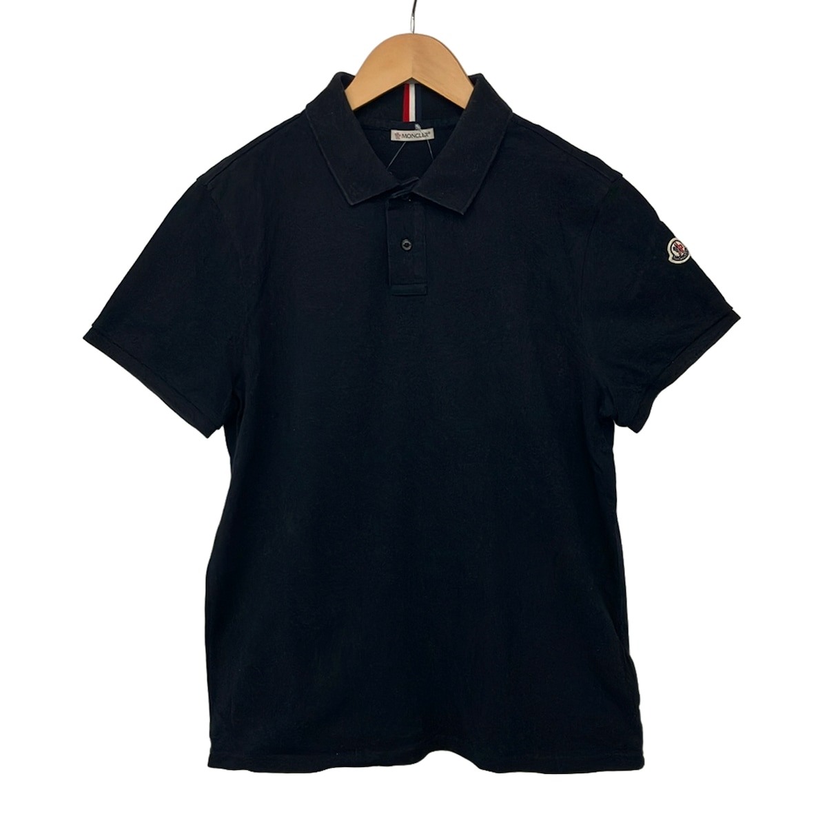 【新着】【中古】MONCLER(モンク軌跡) MAGLIA POLO MANICA CORTA 半袖スポーツシャツ ダークネイビー