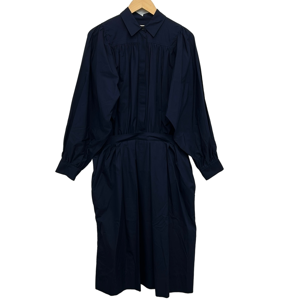 【中古】MARNI(マルニ) 衣裳 レギュラー色つや/長袖/ロング ダークネイビー
