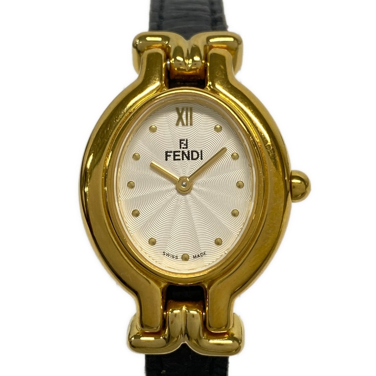 【中古】FENDI(フェンディ) 腕時計 アイボリー