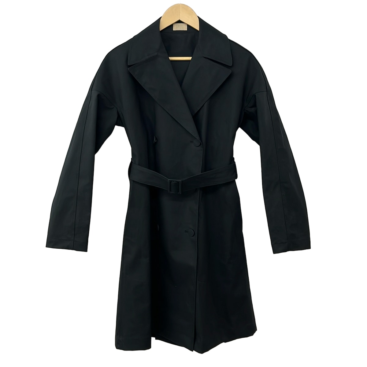 【中古】ALAIA(アライア) トレンチコート 長袖/春/秋 黒