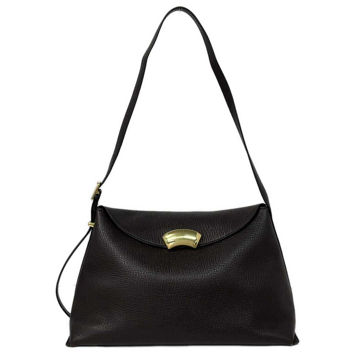 【中古】3.1 Phillip lim(スリーワンフィリップリム) ID ホンブルグ帽 ショルダーバッグ ショルダーバッグ うす暗い赤銅色 なめし革