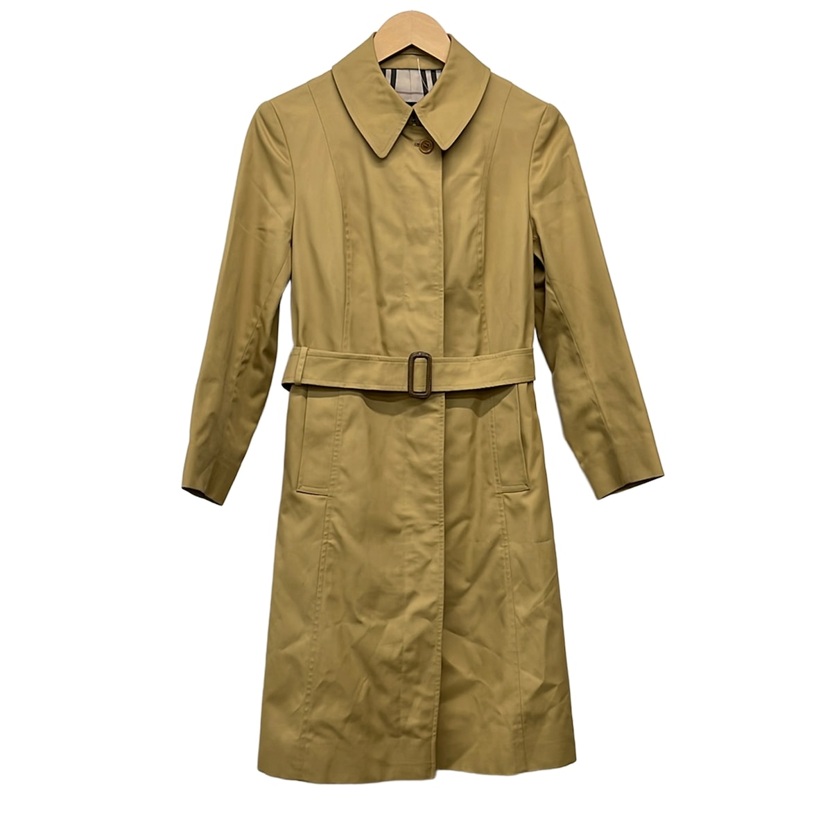 【中古】BURBERRY LONDON ENGLAND(バーバリーロンドンイングランド) コート 長袖/春/秋 ライトブラウン｜ブランディア　店