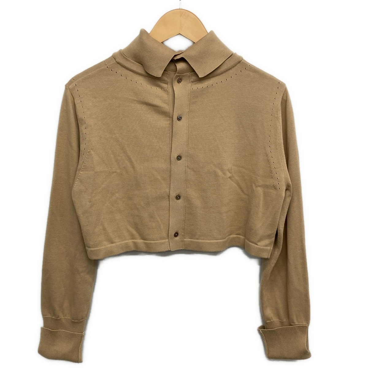 【中古】FOXEY NEW YORK(フォクシーニューヨーク) ボレロ 長袖/COLLECTION ベージュ