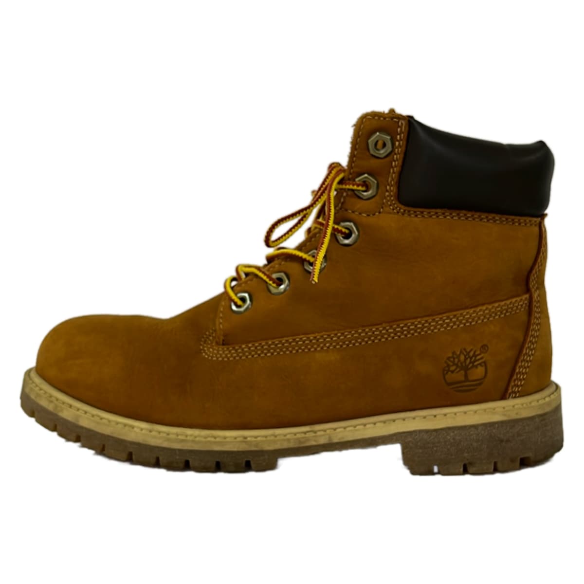 【中古】Timberland(ティンバーランド) 遊撃手ブーツ 赤銅色×うす暗い赤銅色 なめし革
