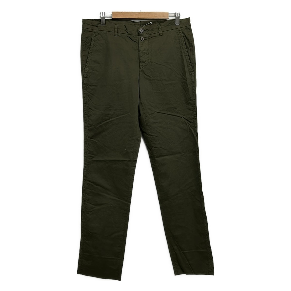 【新着】【中古】JILSANDER(ジルサンダー) ズボン下 盛りだくさんレングス/名取り草飛球 カーキ