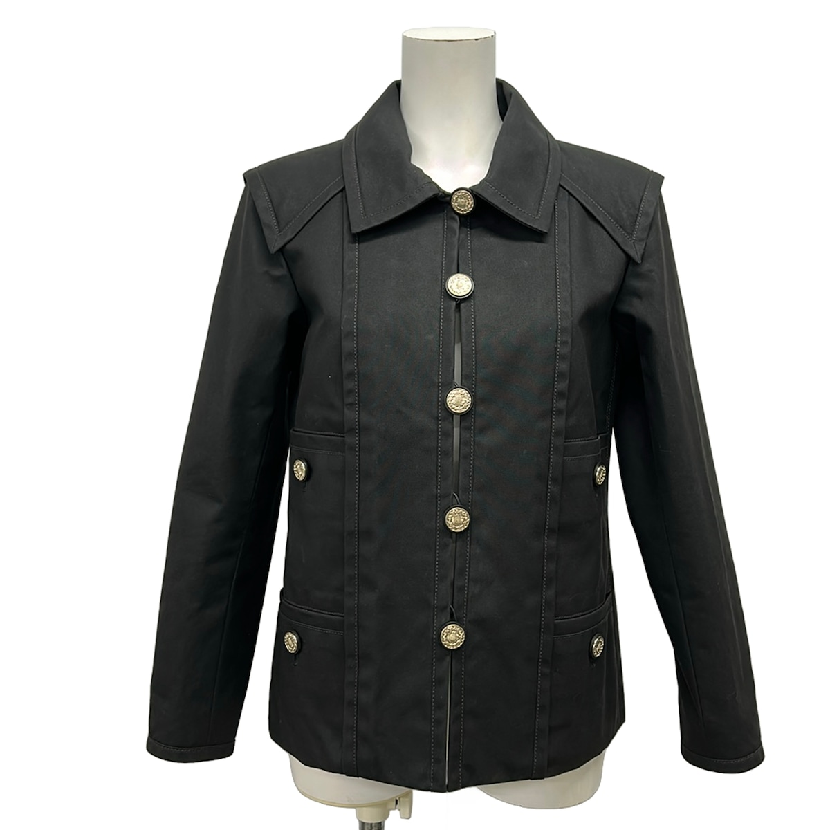 【中古】CHANEL(シャネル) 上衣 長袖/2020年/春/秋 黒 綿織物