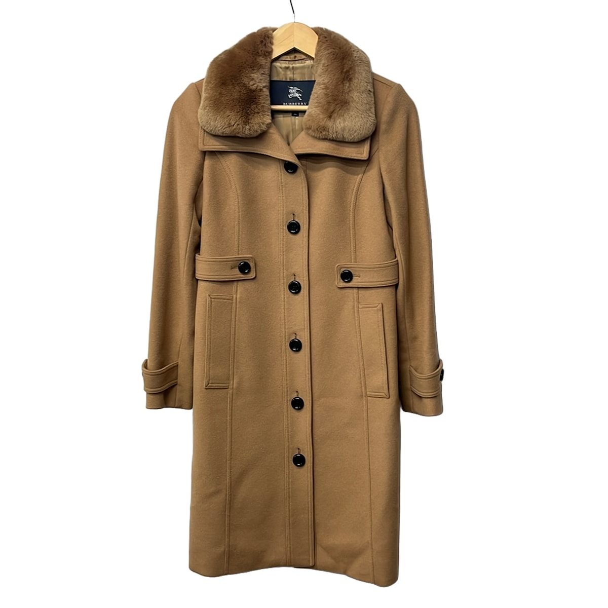 【中古】Burberry LONDON(バーバリーロンドン) 厚地の外套 長袖/冬 赤銅色