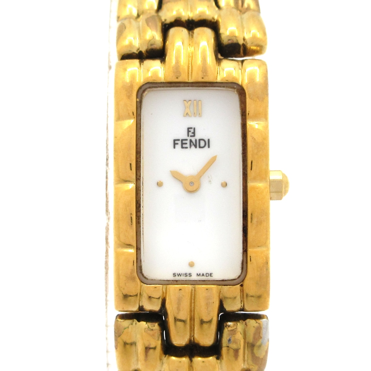 【中古】FENDI(フェンディ) ウォッチ 白