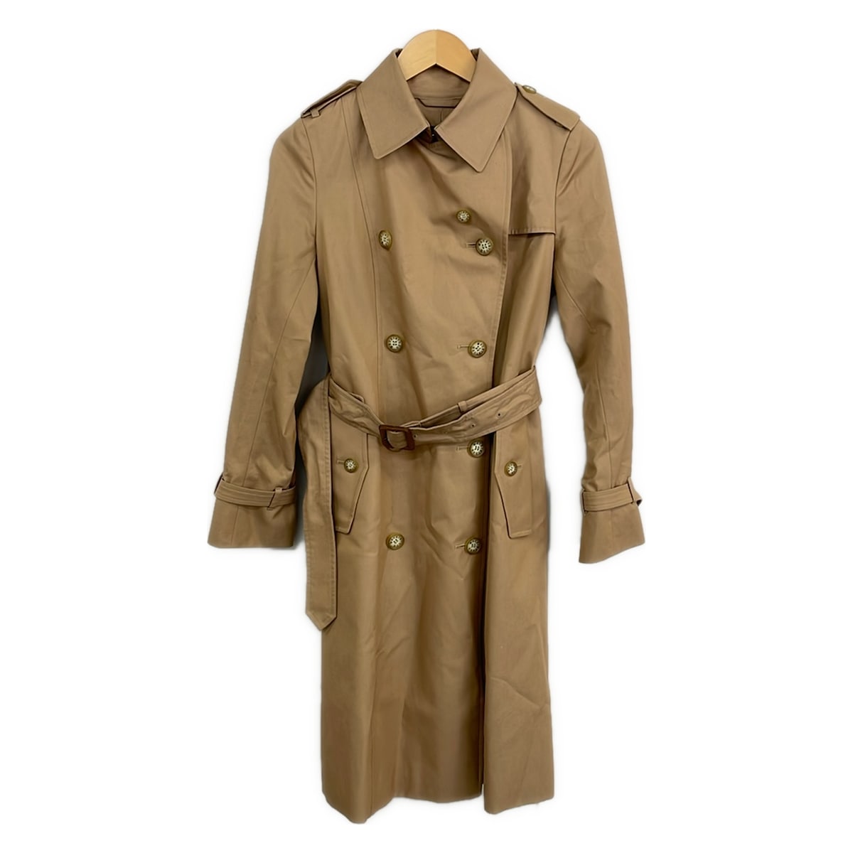 【中古】MACKINTOSH LONDON(マッキントッシュ英国の首都) トレンチコート 長袖/春/秋 ベージュ