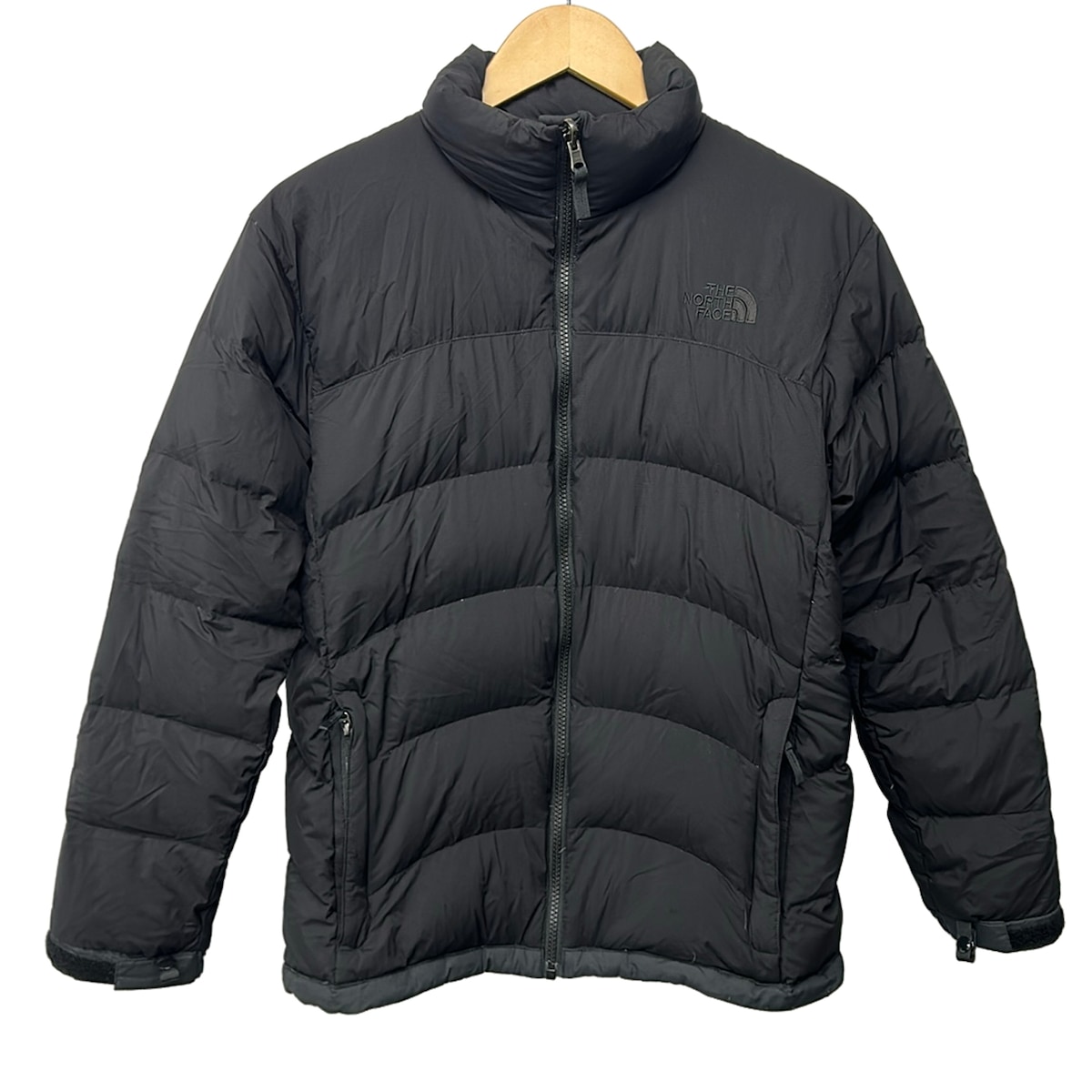 【中古】THE NORTH FACE(北の方人間の顔) 上衣 長袖/ジップアップ/中綿/冬 黒