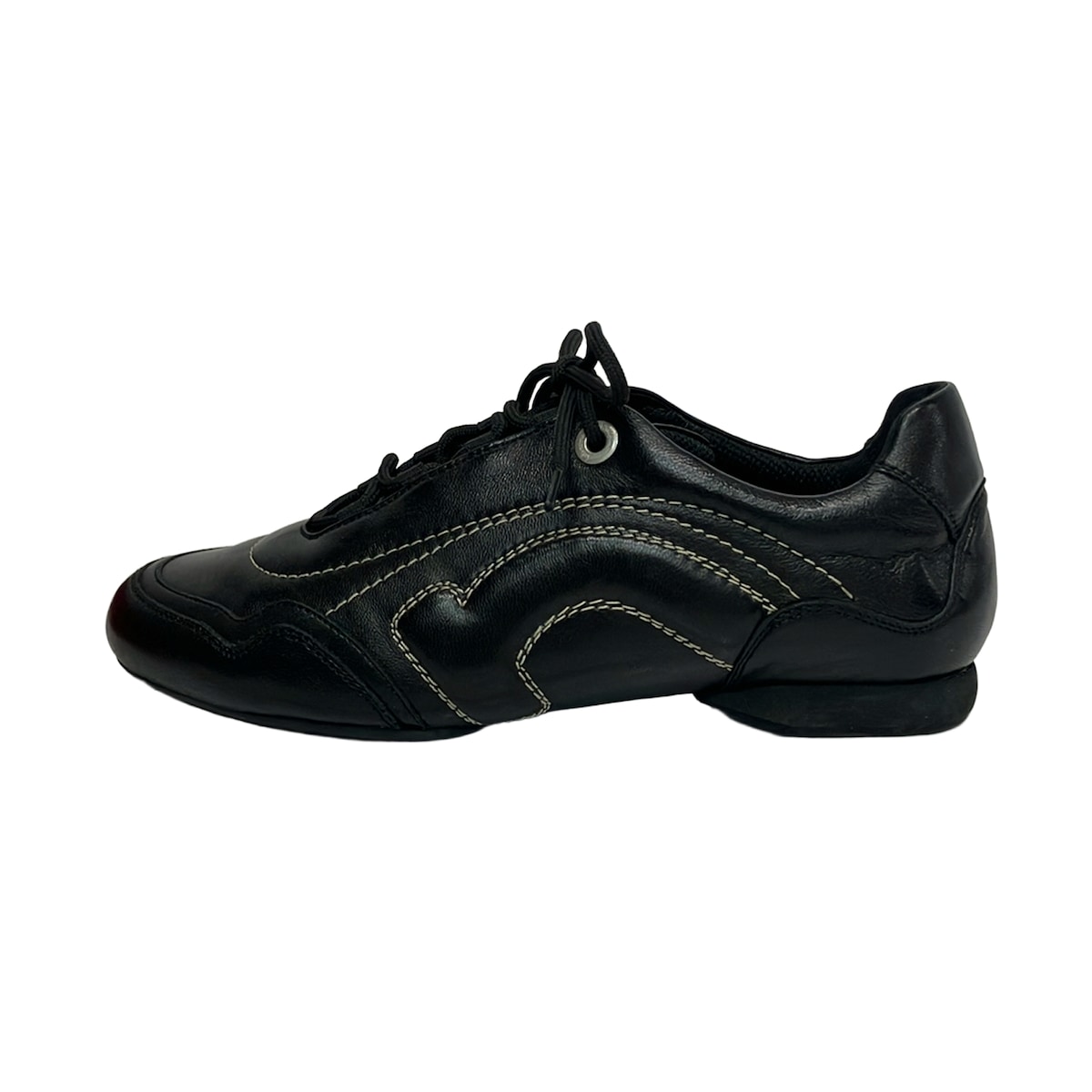 【新着】【中古】FERRAGAMO/SalvatoreFerragamo(サルバトーレフェラガモ) スニーカー ガンチーニ 黒 なめし革