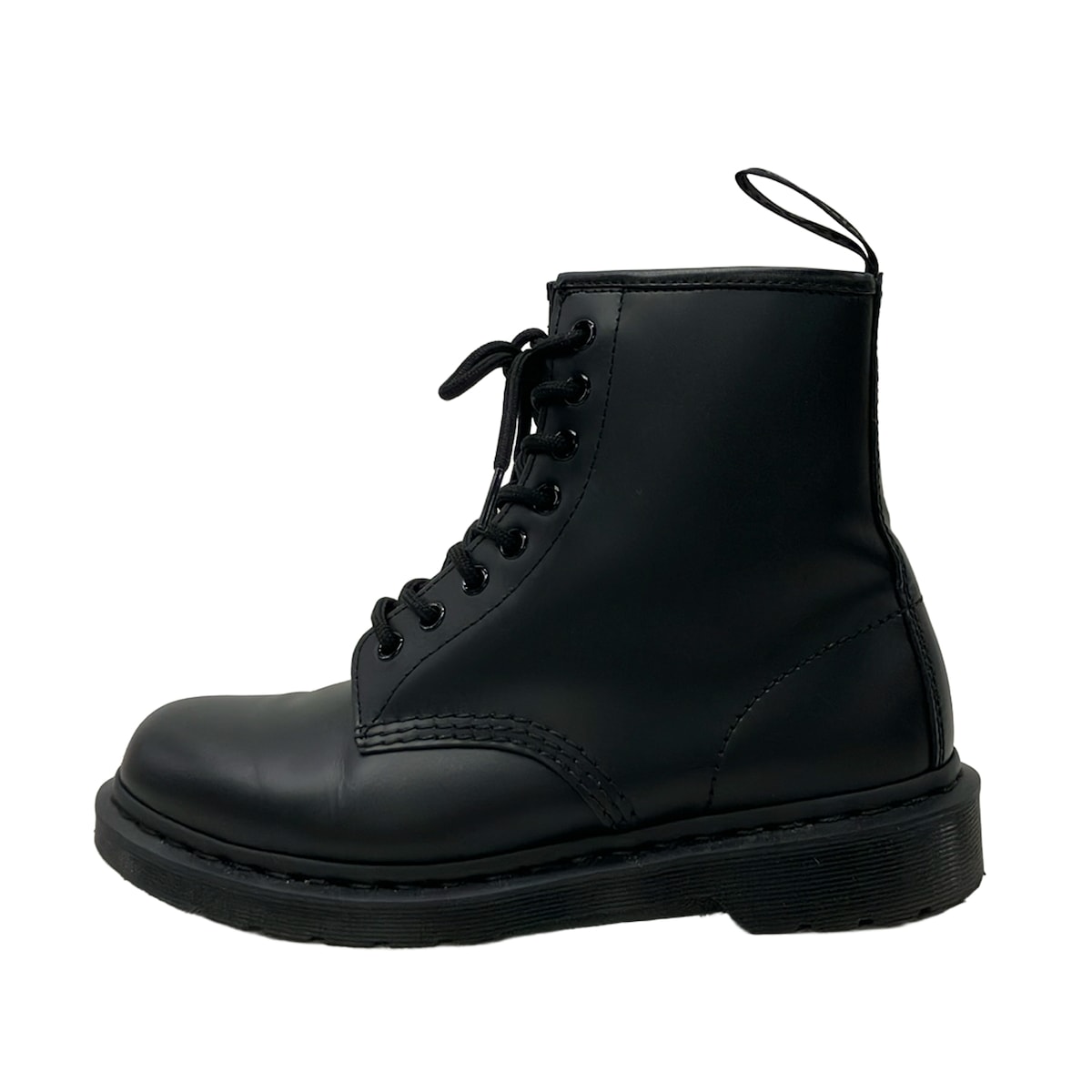 【中古】Dr.Martens(お医者さんマーチン) 遊撃手ブーツ スピード競技繰り上げる 黒 なめし革