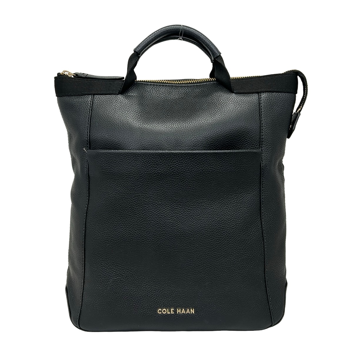 【中古】COLE HAAN(電話を掛けるハーン) 背嚢 2way 黒 なめし革