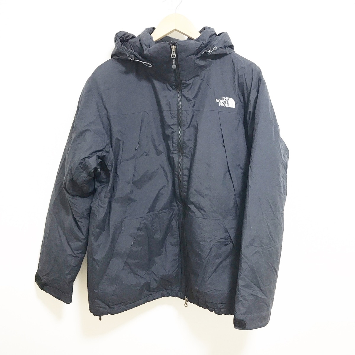 【中古】THE NORTH FACE(北の方人間の顔) 落ちこむ厚地の外套 長袖/冬 黒