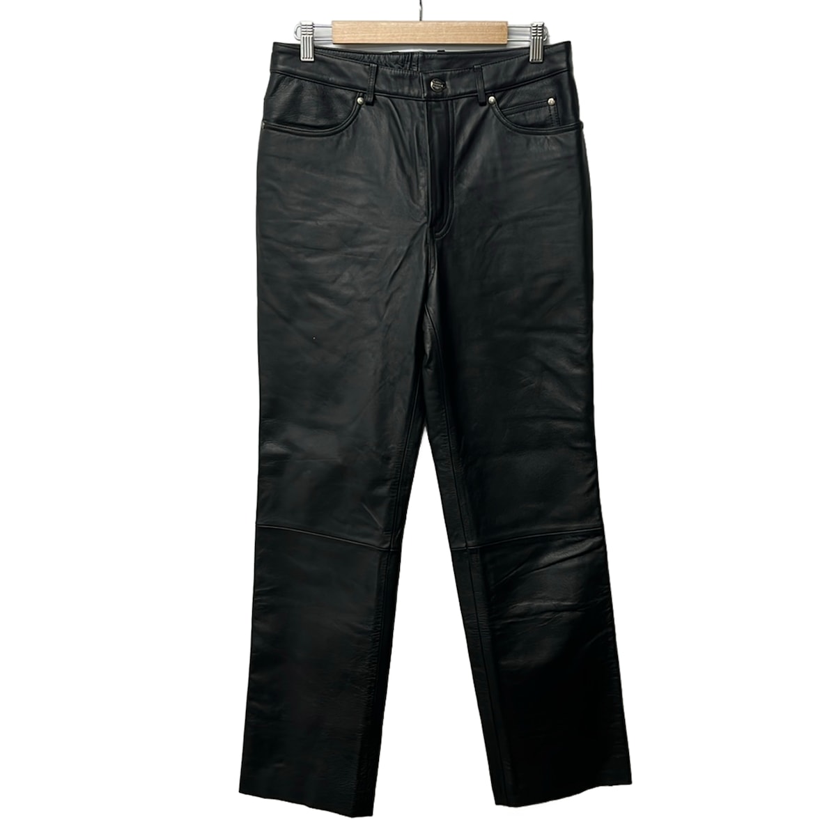 【中古】HARLEY DAVIDSON(ハーレーダビッドソン) ズボン下 盛りだくさんレングス/なめし革 黒