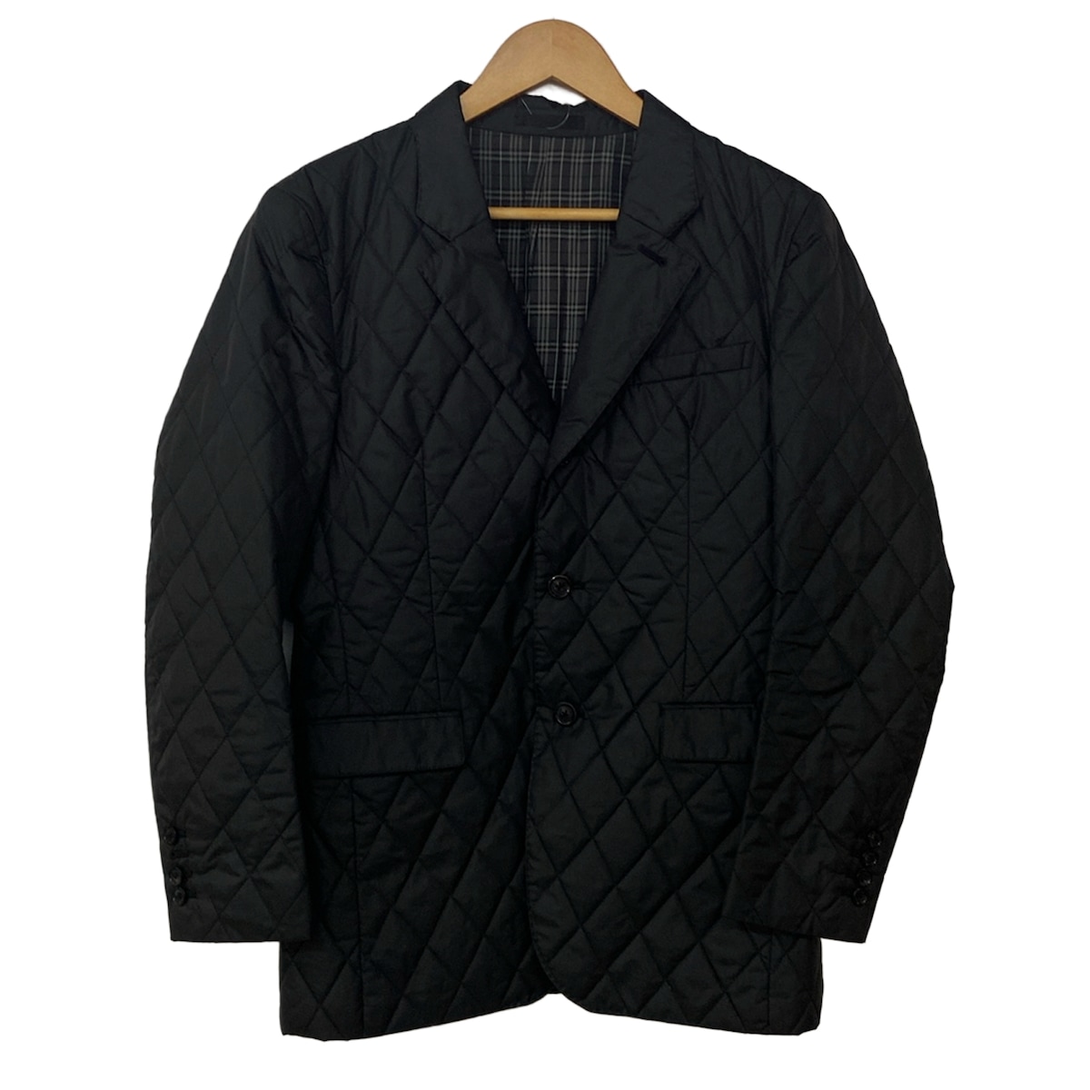 【中古】Burberry Black Label(バーバリーブラックレーベル) 上衣 中綿/キルティング/秋/冬 黒