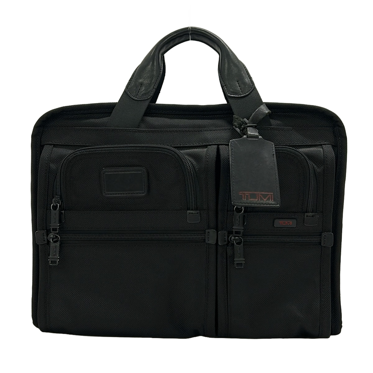 【中古】TUMI(トゥミ) 商行為御徒面子 本体鍵を掛けるなし 黒 なめし革