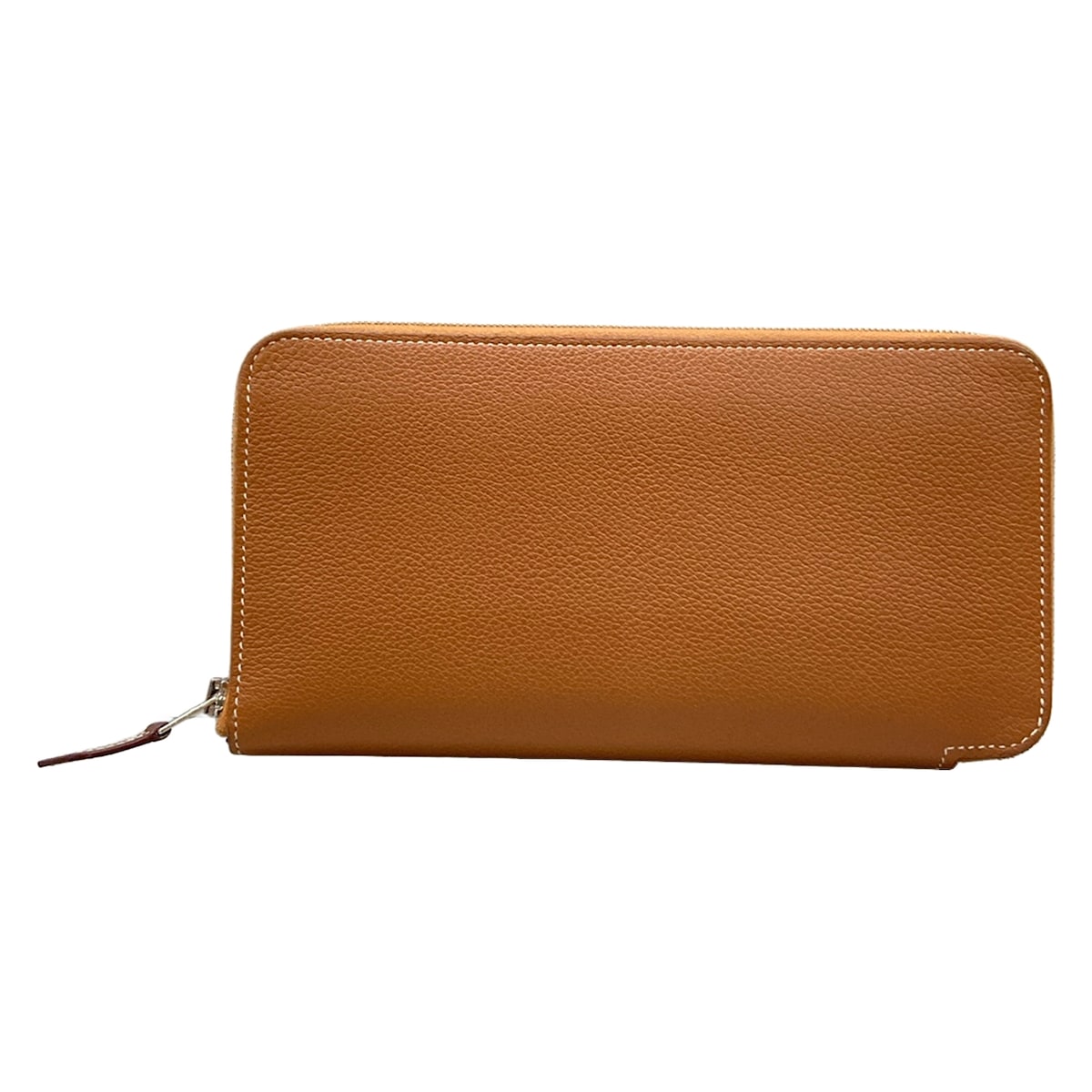 【新着】【中古】HERMES(エルメス) アザップロングシルクイン 長金入れ ラウンドチャック ゴールド