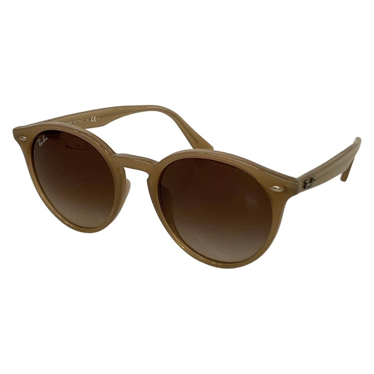 【中古】Ray-Ban(レイバン) 黒眼鏡 暗然たる赤銅色×薄墨色ベージュ