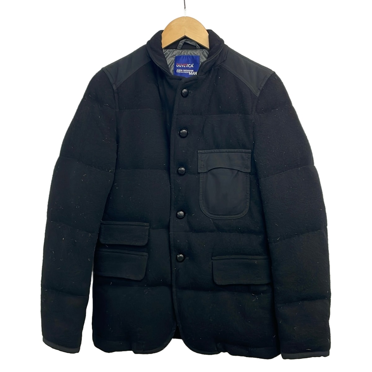 【新着】【中古】COMME des GARCONS JUNYA WATANABE MAN(コムデギャルソンジュンヤワタナベマン) 落ち込む上衣 長袖/冬/DUVETICA二人三脚 黒