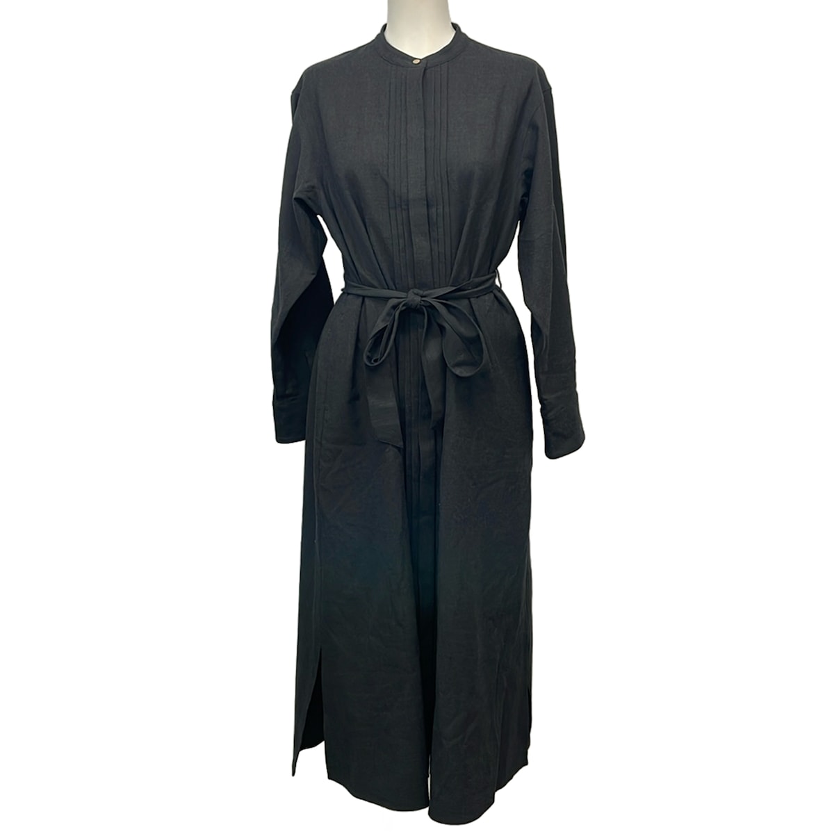 【新着】【中古】23区(ニジュウサンク) 衣裳 長袖/ロング/シャツワンピ 靉靆たる薄墨色