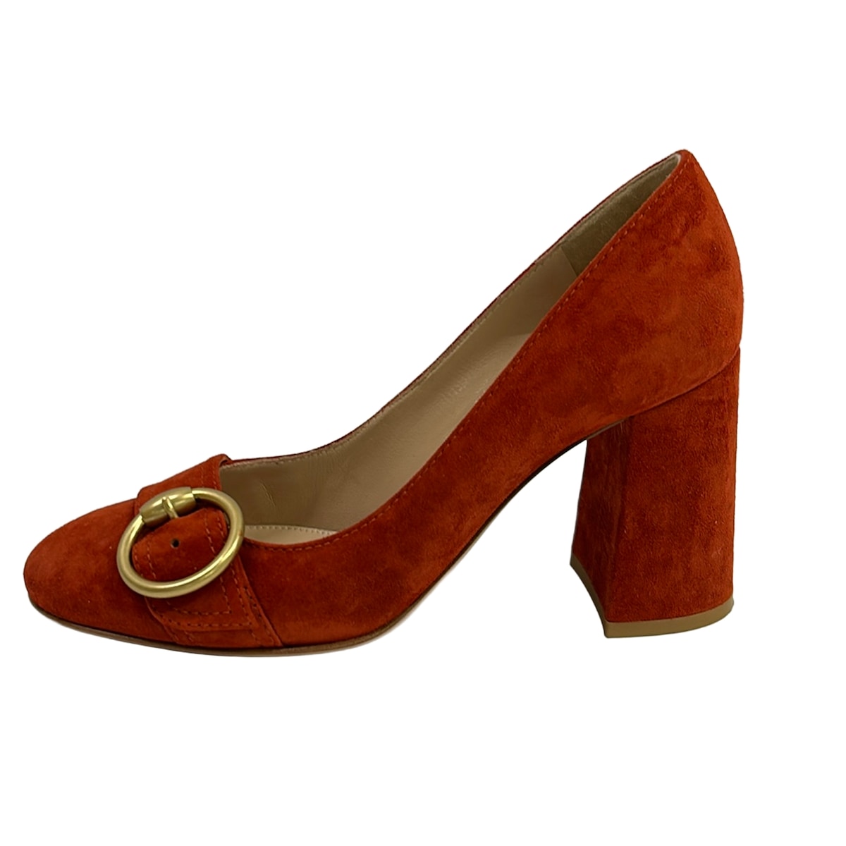 【中古】Gianvito Rossi(ジャンヴィト・ロッシ) パンプス オレンジ色