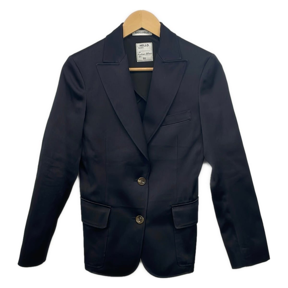 【中古】MADISON BLUE(マディソン青碧) 上衣 長袖/秋/冬 黒