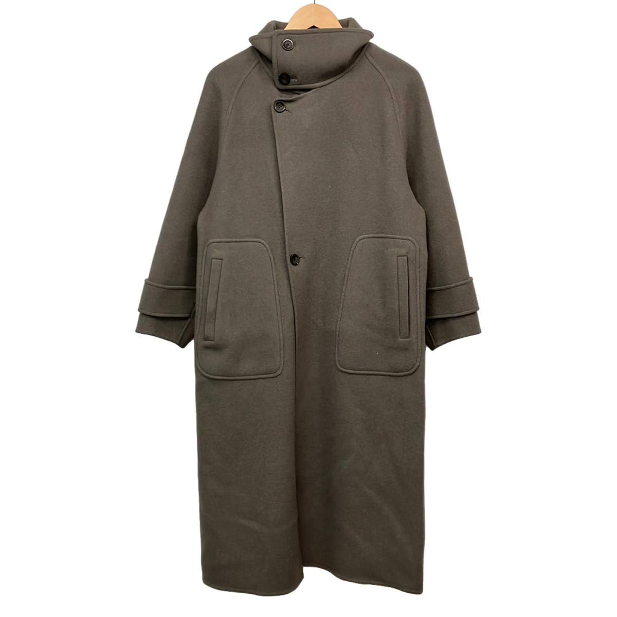 【中古】MIESROHE(ミースロエ) 厚地の外套 長袖/冬 うす暗い赤銅色