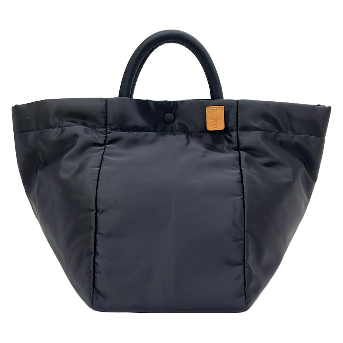 【中古】russet(ラシット) トートバッグ 米国海軍×ベージュ なめし革