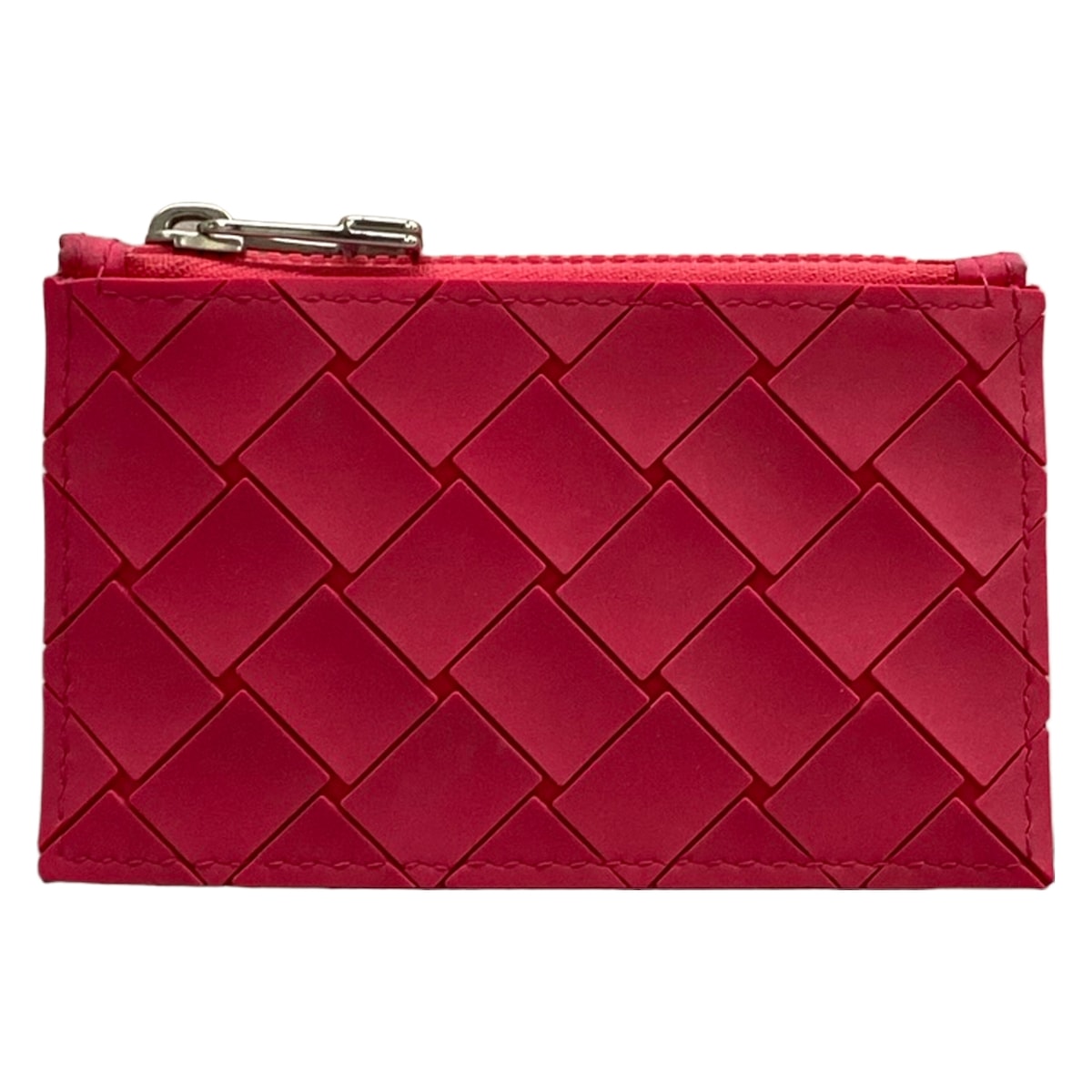 【中古】BOTTEGA VENETA(ボッテガヴェネタ) マキシイントレチャート コインケース フラグメントケース さくら色