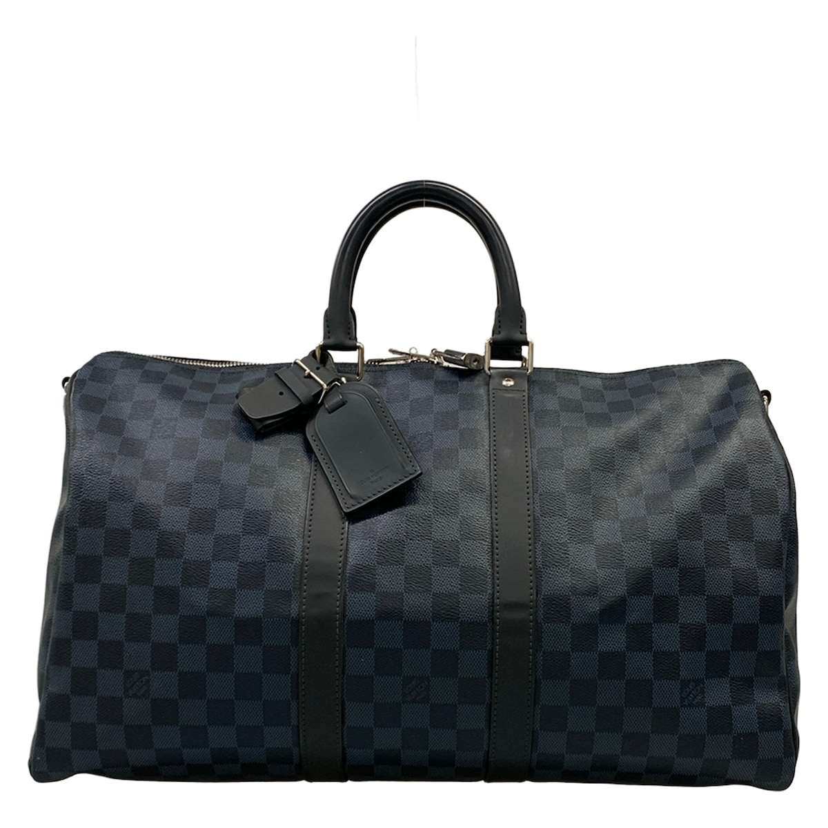 【中古】LOUIS VUITTON(ルイヴィトン) キーポルバンドリエール45 ボストンバッグ ダミエコバルト