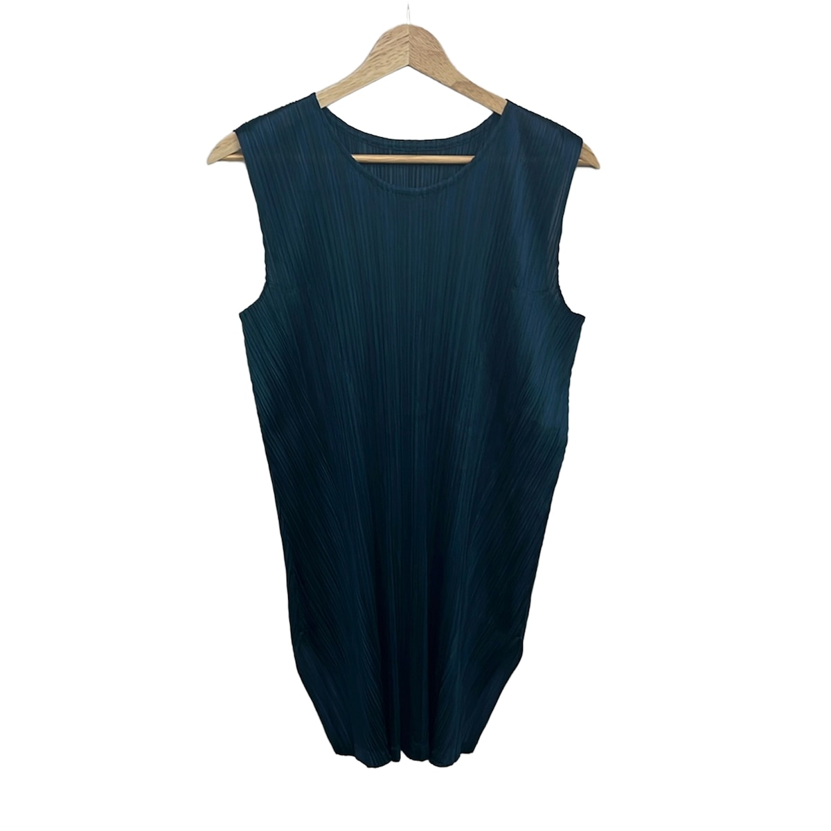 【中古】PLEATS PLEASE(筋目プリーズ) ノースリーブカットソー 米国海軍