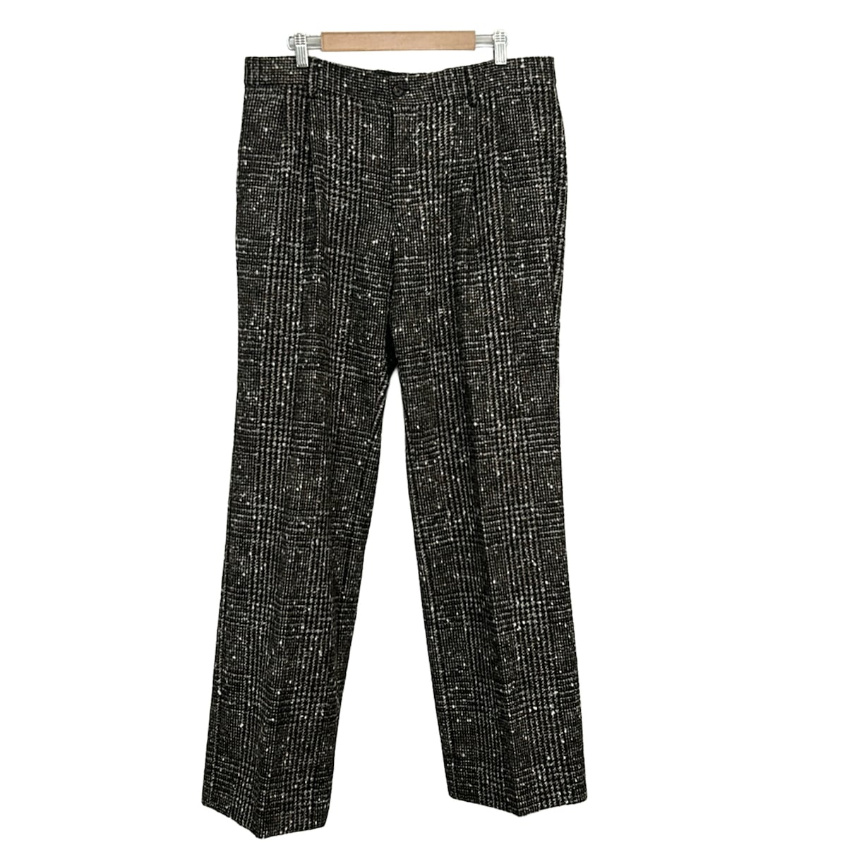 【中古】DOLCE\u0026GABBANA(ドルチェアンドガッバーナ) ズボン下 盛りだくさんレングス うす暗い赤銅色×白×黒