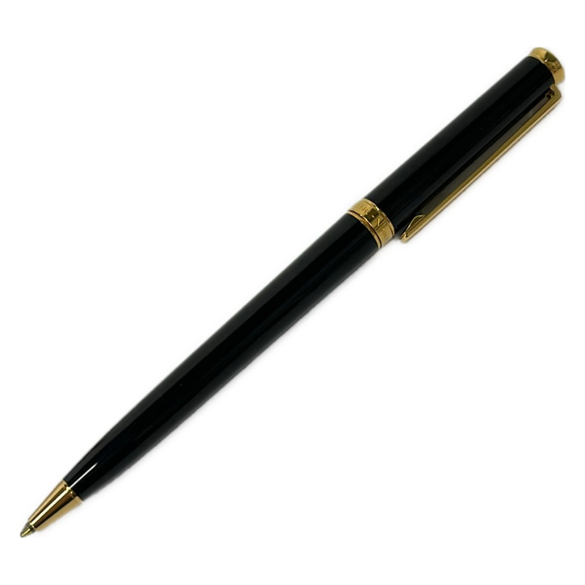 【中古】MONTBLANC(モンブラン) ノッブ受け答え オブリージュ ボールペン インキあり（黒） 黒×ゴールド