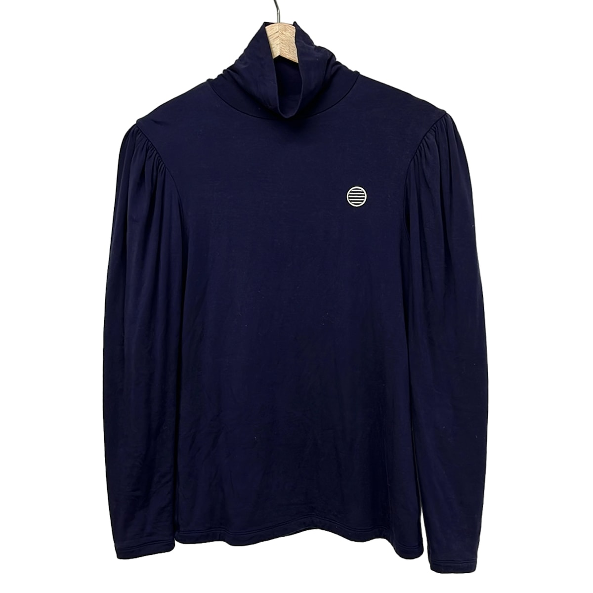 【新着】【中古】BORDERS at BALCONY(ボーダーズアットバルコニー) 長袖カットソー タートルネック 米国海軍