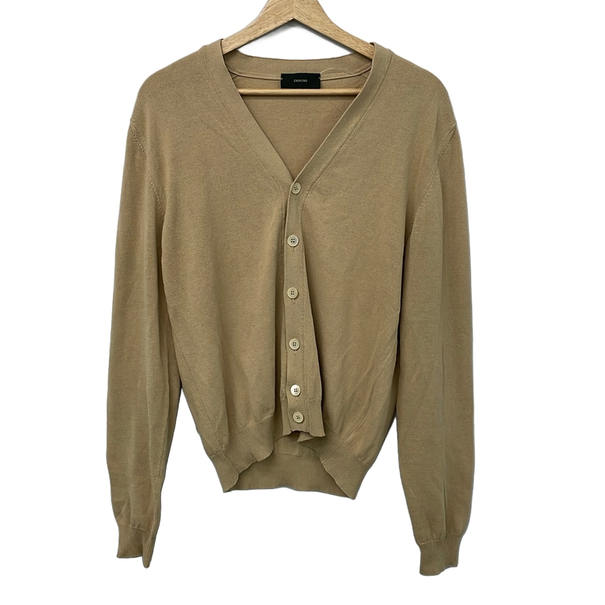 【中古】ZANONE(ザノーネ) ジレー 長袖 ベージュ