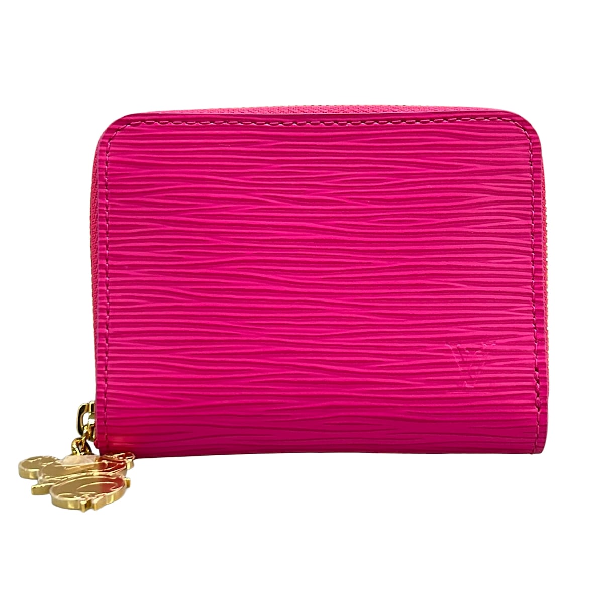 【中古】LOUIS VUITTON(ルイヴィトン) LV×TMジッピーコインパース コインケース 村上隆共同研究/ジャイアントパンダ カワイイピンク なめし革、牛皮