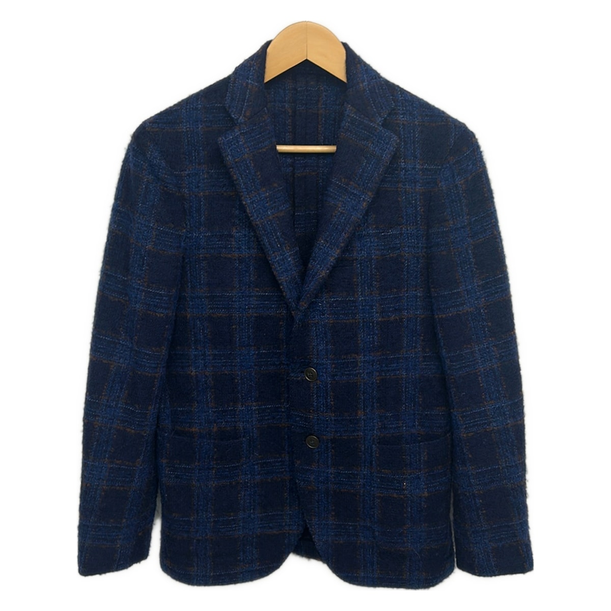 【中古】lardini(ラルディーニ) 上衣 長袖/冬/秋 ダークネイビー×うす暗い赤銅色
